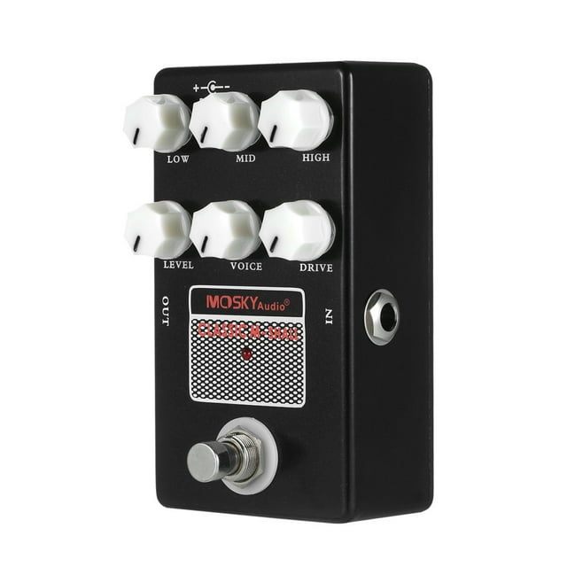 Mosky Audio Haut-Parleur M-SHALL Classique Simulateur d'Armoire Simulateur d'Effet de Guitare Haut-Parleur à Pédale Simulation pour Guitare Basse