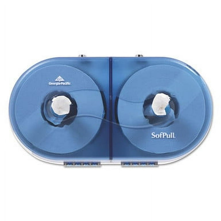 SofPull Twin High-Capacity Center-Pull Dispenser, 20.13 x 7 x 10.75, Smoke SofPull Twin High-Capacity Center-Pull Dispenser, 20.13 x 7 x 10.75, Smoke