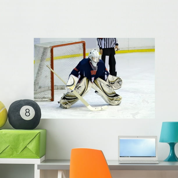 Hockey Goalie Wall Mural By Wallmonkeys L And Stick Graphic 36 In W X 24 H Wm121577 Com - Hockey Goalie Wall Decals Hockey Goalie Wall Mural By Wallmonkeys L And Stick Graphic 36 In W X 24 H Wm121577 Com - Hockey Goalie Wall Decals