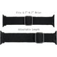 thumbnail image 3 of Bandas elásticas de nailon compatibles con Apple Watch de 38 mm, 40 mm, 41 mm, 42 mm, 44 mm y 45 mm, pulseras deportivas elásticas ajustables para mujeres y hombres para la serie Iwatch, 3 of 5