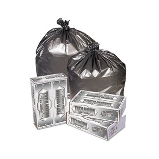 Bag Can Liner 55 Gallon, Black (36x58) 22mic/1.8MIL