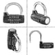 thumbnail image 4 of Security combination padlock, 5 digit combination padlock, gym locker, tool box, fence, bicycle, travel luggage security combination padlock, black, 4 of 4