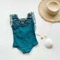 thumbnail image 3 of IROINNID Toddler Baby Girl One Piece Swimsuit Strap Sleeveless Bathing Suit Backless Swimwear Kids Summer Beach Wear2-48T, 3 of 6