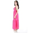 thumbnail image 2 of Maxi vestido doble tirante Roman Fashion /Juvenil, 14059 (Fiusha) fucsia G, 2 of 5