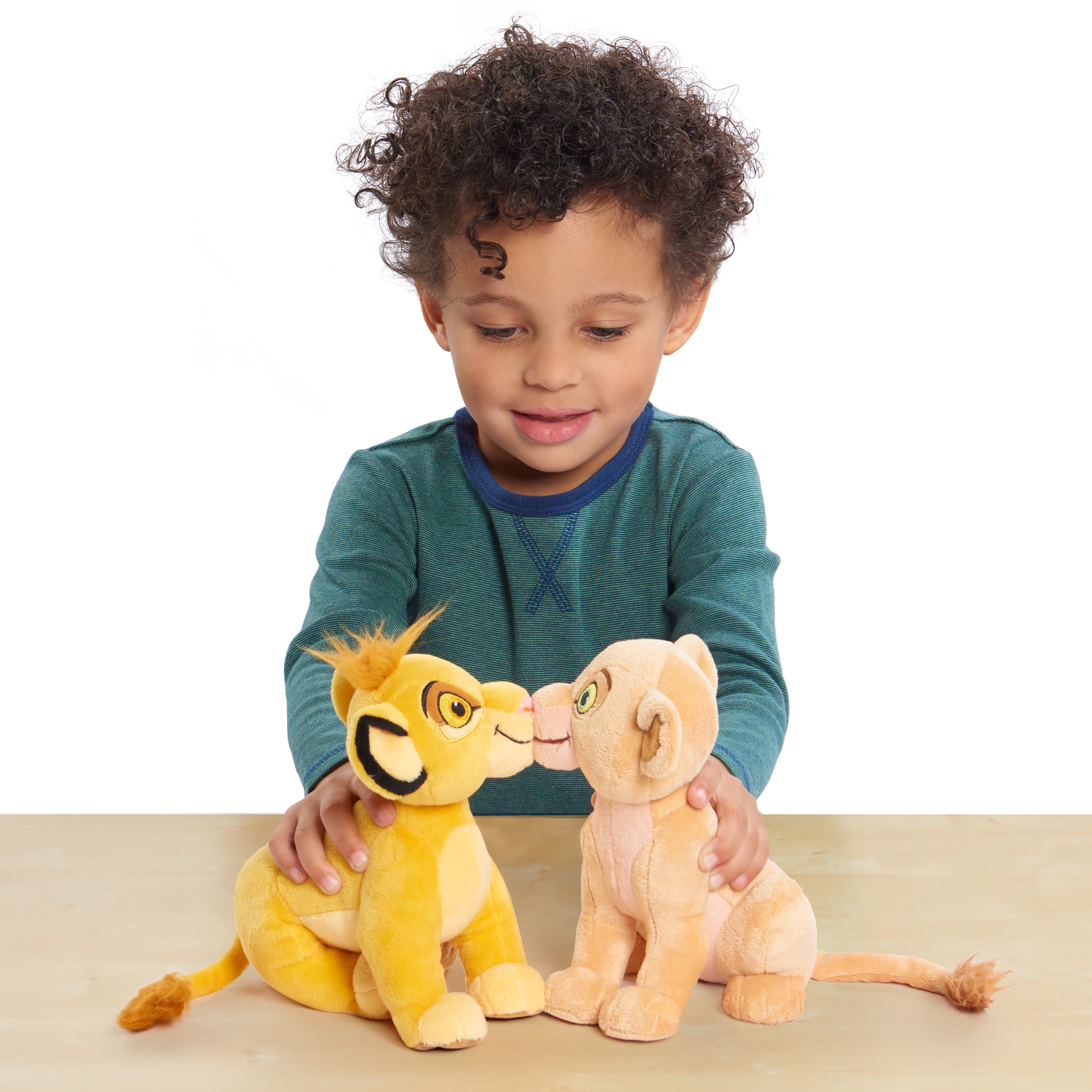 simba and nala kissing plush