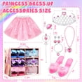 thumbnail image 4 of Ropa de vestir de princesa AINIOKA para niñas de 4 a 6 años con accesorios, 4 of 7