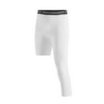 thumbnail image 1 of Men‘s 3/4 Single Leg Compression Cropped Tights Leggings Sports Base Layer Underwear, 1 of 6