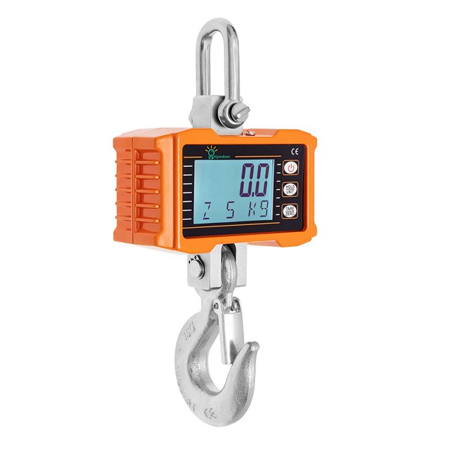 Báscula colgante digital 1000 kg / 2200 lb Báscula de grúa industrial de servicio pesado Báscula de grúa electrónica inteligente de alta precisión
