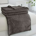 thumbnail image 4 of Neoyler Cozy Blanket Fleece Throw Blanket Soft Relaxedable Plush Breathable Thermal All Season Relaxedable Blanket for Couch Bed Women'S Gift 59.1x39.4in Brown, 4 of 9