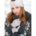thumbnail image 5 of Unisex Half Finger Gloves Winter Warm Stretchy Knit Fingerless Gloves Touchscreen Typing Gloves, 5 of 7