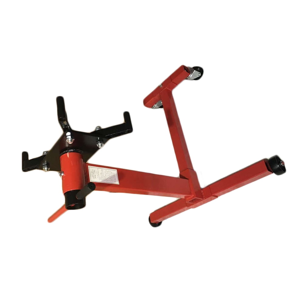 Ktaxon Engine Stand 1000lb Pro Hoist Automotive Lift Rotating 4 Leg Type Motor Red