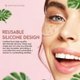 thumbnail image 3 of Esponja de ducha de baño, 1 paquete, paño exfoliante para células muertas de la piel, eliminación de suciedad y aceite, paños para niños fabricados con tela Hanji suave, transpirable e higiénica, Hell, 3 of 5
