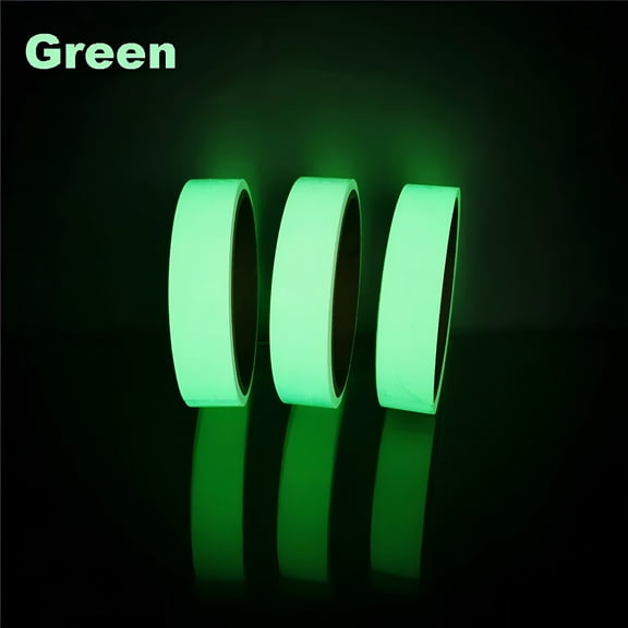 ACDANC 10ft Glow in The Dark Luminous Tape Adhesive Strip Floor Fluorescent Roll Vinyl