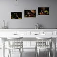 thumbnail image 4 of ZHONGYUTONG Kitchen Wall Art Set of 3 Red Wine Pictures Wall Decor Grape Wine Painting Restaurant Dining Room Bar Canvas Print Artwork Framed (11"x14"x3PCS), 4 of 6