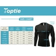 thumbnail image 7 of TOPTIE Men's Long Sleeve Compression Shirt, Athletic Workout Base Layer-Red-S, 7 of 7
