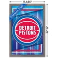 thumbnail image 3 of NBA Detroit Pistons - Logo 17 Wall Poster, 14.725" x 22.375", Framed, 3 of 5