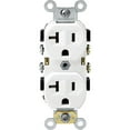 thumbnail image 2 of Leviton Duplex Outlet Commercial Grade - Heavy Duty - Black, 2 of 2