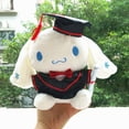 thumbnail image 2 of Anime Sanrio My Melody Kawaii Kuromi Hello Kitty Cinnamoroll, disfraz de Dr Hat, muñeco de peluche, regalos para niños, 2 of 4