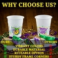 thumbnail image 7 of Mardi Gras Disposable Cups (50Pc) - Party Supplies - 50 Pieces, 7 of 7
