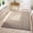 Brown, variant on Luxe Weavers Geometric Non-Slip Smoke 8x10 Washable Area Rug, Modern Carpet