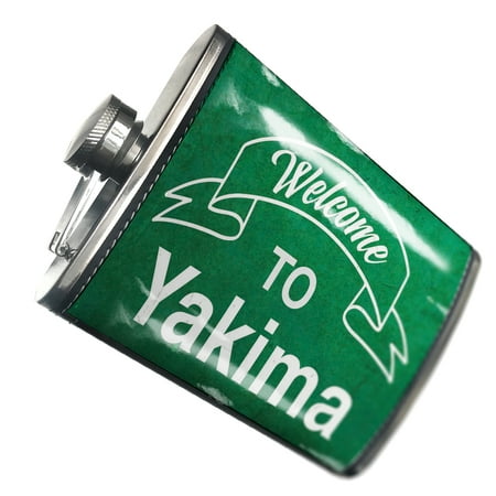 

NEONBLOND Flask Green Sign Welcome To Yakima