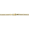 thumbnail image 3 of 14K Yellow Gold 2.50mm Figaro Chain Anklet 10 Inch, 3 of 4
