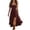 Wine, variant on Women's 2026 Summer Boho Midi Dress Vintage Western Cowgirls Bohemian Casual Sundresses