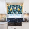 thumbnail image 5 of Yayeee Kitchen Curtains Tier Pair Light Filtering 27"x36" Rod Pocket Short Cafe Window Panel, Lemon Leaves, 5 of 7
