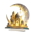 thumbnail image 2 of Rongfmy Acrylic Moon Castle Decoration 2D Centerpiece for Bookshelf Anniversary Home, 2 of 9