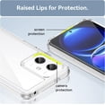 thumbnail image 4 of Case for Xiaomi Redmi Note 12 Phone Case Slim Dropproof [Defend from Drop/Scratch/Slip/Fingerprint] Clear Acrylic Hard Back Soft TPU Bumper Hybrid Phone Cover for Xiaomi Redmi Note 12-Crystal Clear, 4 of 16