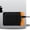 Black and Orange, variant on Afterplug 2-Pocket Adhesive Storage Pouch, Laptop Accessory Organizer for SSD, Magic Mouse, Cables - Black