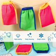 thumbnail image 2 of HAHDAXIA 6 Pcs Exfoliating Washcloth, Korean Exfoliating Mitt, Colorful Korean Exfoliating Cloth for Removing Dry, Large Size Exfoliating Body Scrubber (Style 2), 2 of 7