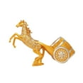thumbnail image 5 of EHJRE Bottle Holder Animal Figurine Bottle Rest Statue for Bar Countertop Decor Horse Gold, 5 of 9