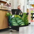 thumbnail image 6 of Tropical Jungle Palm Leaves Large Oxford Cloth Storage Bin: Foldable Storage Bag, Picnic Basket, and Storage Box, 6 of 7