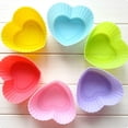 thumbnail image 5 of Transemion 6 Pieces Cake Mold Household Kitchen Dessert Making Tool Biscuit Shaping Device Cakes Decorating Tools Pastry Mould color random 1Set, 5 of 5