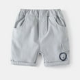 thumbnail image 2 of Otqutp Toddler Baby Boys Casual Pants Stretchy Denim Summer Solid Color Hot Jean Shorts with Side Pockets for 1 to 6 Years, 2 of 3
