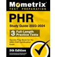 thumbnail image 1 of Pre-Owned PHR Study Guide 2023-2024 - 3 Full-Length Practice Tests, Secrets Prep Book for the HRCI PHR Certification Exam: [5th Edition], 1 of 1