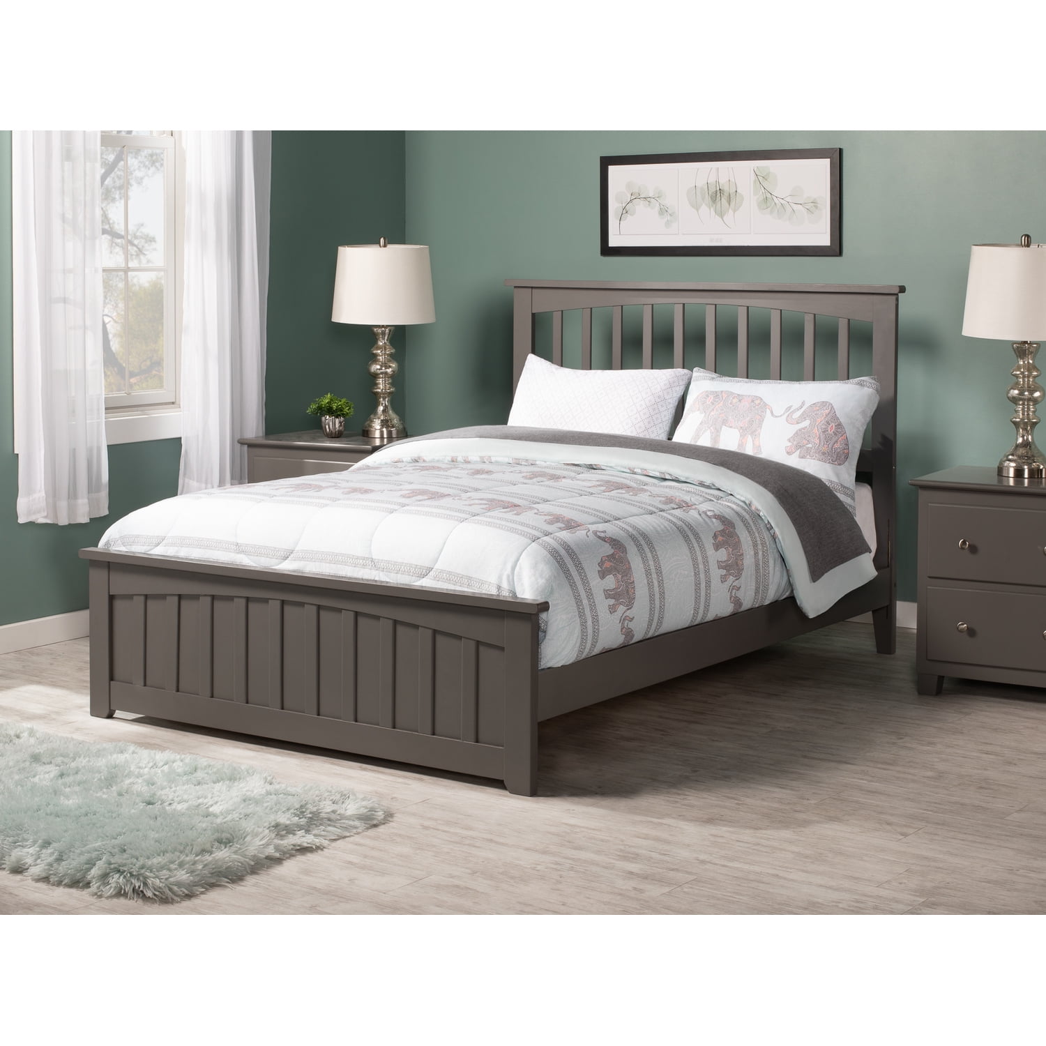 AFI Furnishings Mission Platform Bed - Thumbnail 4