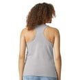 thumbnail image 4 of Gildan Women’s Softstyle CVC Racerback Tank Top Semi-Fitted Sleeveless Shirt for Women, Cement S-2XL, 4 of 5