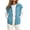 Light Blue, variant on Teylalorva Women's Outerwear Jackets Basic Spring Fall Winter Pocket Zipper Sweatshirt Sports Outerwear Gray Size L