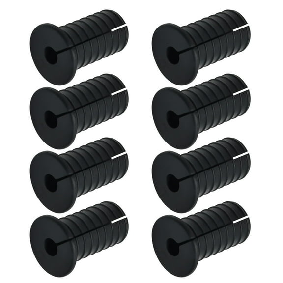 Silicone Cable Wall Grommets Pack of 8 Shaking Dampening Port Protectors for 3/4 Inch Mounting Holes Use