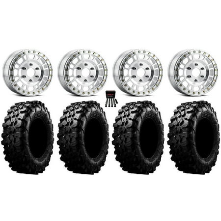 Method 412 Beadlock 15 Wheels Machined 32 Carnivore Tires Can-Am Maverick R