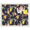 thumbnail image 2 of PinPix 19x15 Custom Cork Bulletin Board Fruit on Vine Black Poster Board Has a Fabric Style Canvas Finish, Framed in Fruit on Vine Black, by ArtToFrames (PinPix-1896), 2 of 5