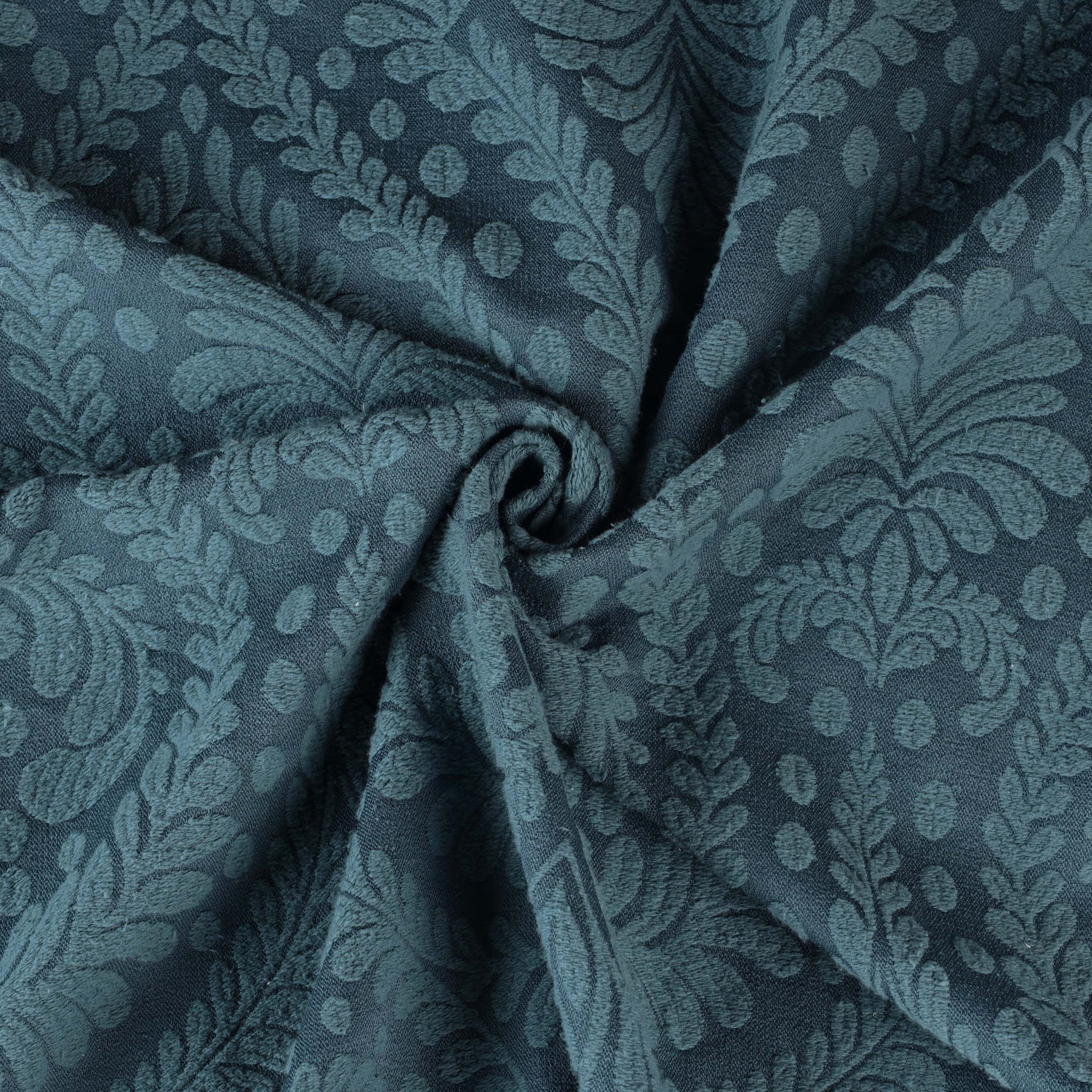 Superior 2 Piece Aspen Cotton Blend Deep Sea Bedspread Set, Twin