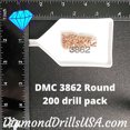 thumbnail image 2 of 3862 Perles Rondes 5D Peinture Diamant DMC 3862 Moka Foncé Beige Marron, 2 of 3