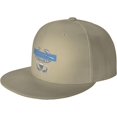 thumbnail image 2 of Combat Infantry Badge (CIB) Jump Wings Unisex Flat Brim Visor hat Adjustable Baseball Cap, 2 of 8