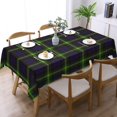 thumbnail image 2 of Rectangle Table Cloth, Scottish Clan Watson Modern Tartan Plaid Resistant Washable Tablecloth Decorative Table Cover for Dining, Indoor and Outdoor, 2 of 6