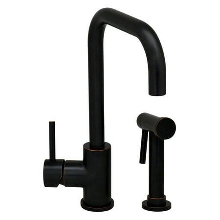 Whitehaus WH2070826-BN Jem Collection Single Hole/Single Lever Handle Faucet