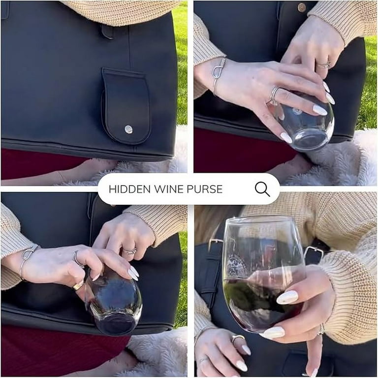 Wine Dispenser Wine Hidden Bag Sip Shimmer Fashionable Women's