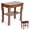 Espresso, variant on StrongTek Bamboo Shower Bench with Cushion and Storage Shelf, 350 lbs Capacity for Bathroom, Living Room